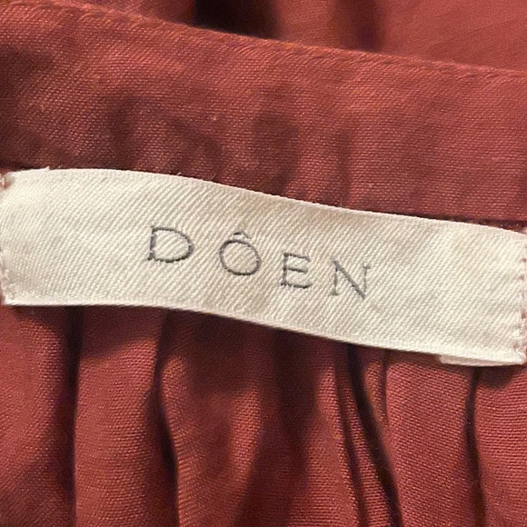 Doen Jane Blouse in XS, Dark Red - Picture 4 of 5
